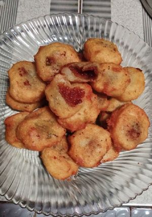 Foto resep Jemblem singkong isi gula merah