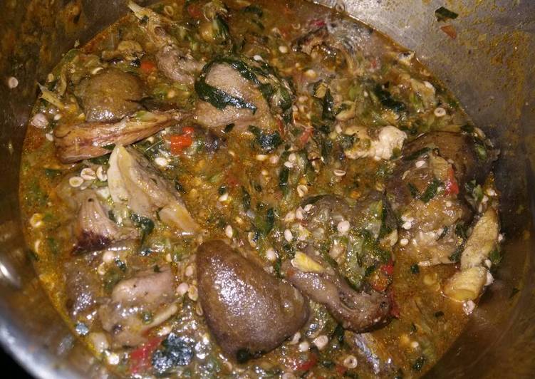 Simple Way to Make Super Quick Homemade Goat Meat Okro Soup
