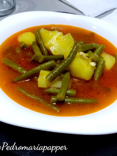 Una foto de Judías verdes con patata. (Thermomix)