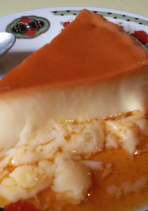 Una foto de Flan Casero