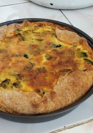 Una foto de Tarta de Berenjena y Zapallitos
