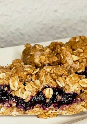 Áfonyás zabszelet (cukormentes) recept fotója