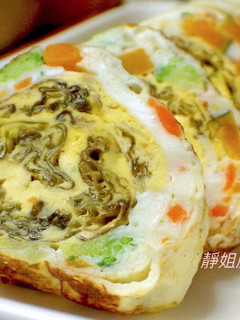 雨來菇蔬食玉子燒 的食譜成品照片