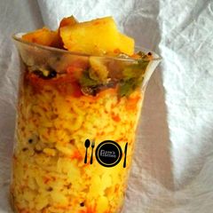A picture of Dalgona khichdi.