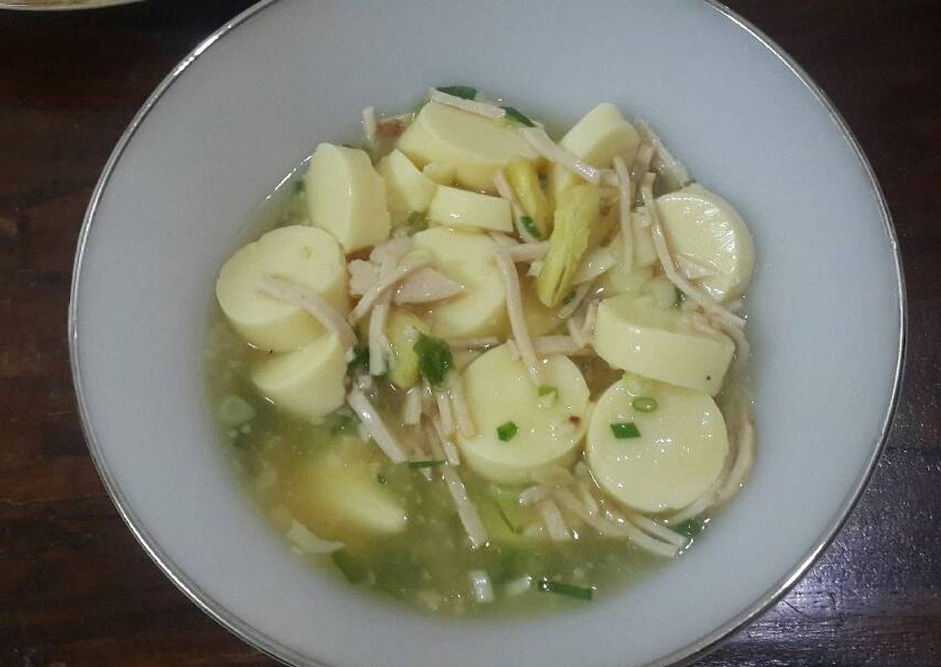 Tahu lembut ham ayam