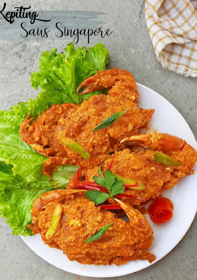 Foto resep Kepiting Saus Singapore