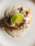 Pechuga de pollo con salsa bechamel