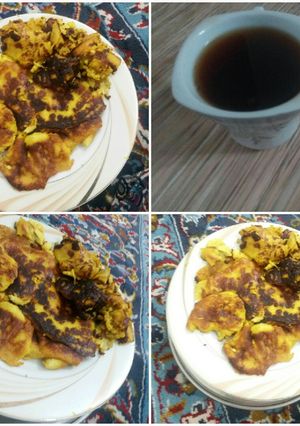 عکسی از دستور کیک زعفرانی