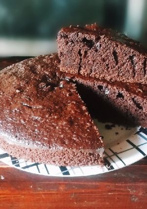 Una foto de Bizcochuelo de chocolate esponjoso