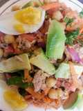 Ensalada de Garbanzos con Atún