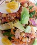 Ensalada de Garbanzos con Atún
