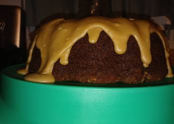 Unique Recipe Banana Nut Cake with Brown Sugar Glaze Most Delicious