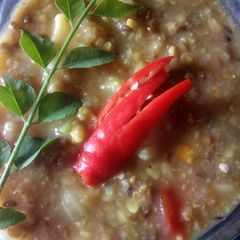 Daliya moongdal khichadi A picture of Daliya moongdal khichadi.