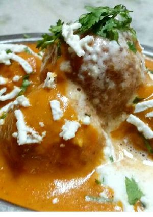 A picture of Malai Kofta Curry .
