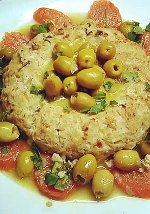 صورة لوصفة طاجين الزيتون برولي الدجاج