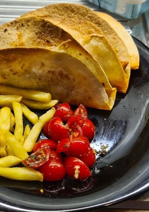 Taco fűszeres paradicsommal recept fotója