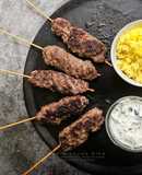 Shish Kafta - Grilled Meat on Skewers