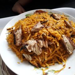 A picture of Abacha with ugba and titus fish.