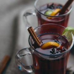 A picture of Non-alcoholic mulled wine.