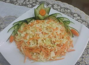 Hình của món Salad bắp cải cà rốt.