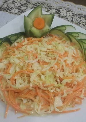 Hình của món Salad bắp cải cà rốt.