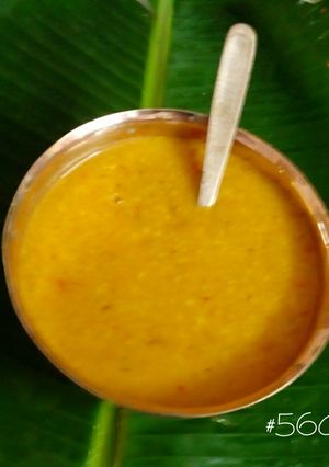 A picture of Mung dal(Bengali recipe).