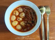 Gambar pentol pedas kuah