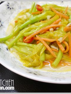 清炒金針花 的食譜成品照片
