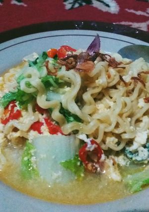 Foto resep Mie Godok Simple
