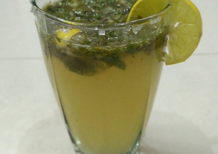 Steps to Make Ultimate Lemon mint mojito restaurant style