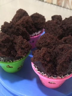 Foto resep Bolu kukus coklat mekar tanpa telur tanpa mixer