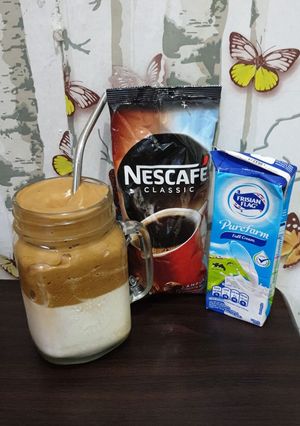 Foto resep Dalgona milk coffee