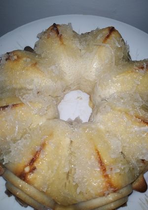 Una foto de Budín de coco