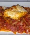 Battered Cod with Fresh Tomato (No Salt)