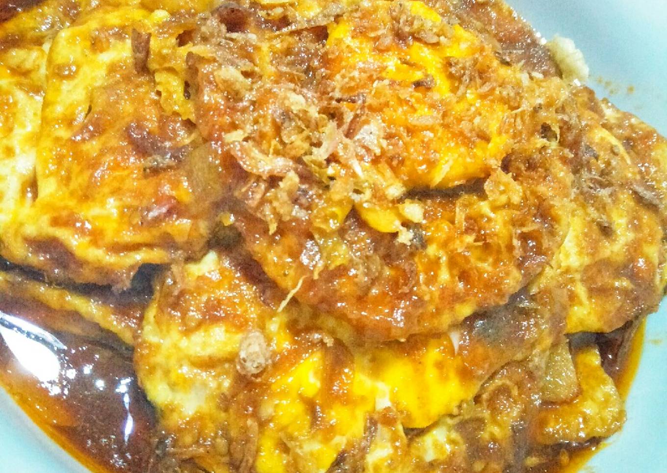 Semur Telur Mata Sapi (enak gampang cepat)