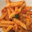 Penne salsiccia e fagioli (vegan)