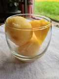 Sorbete de naranja y piña