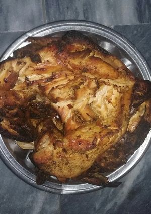 A picture of Roasted chicken on fire quila(fast food) #ramadankitayari.