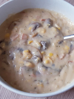 Foto resep Mushroom and smoke beef cream soup