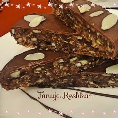 A picture of Dry fruits chocolate Bar.