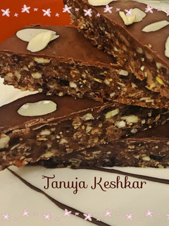 A picture of Dry fruits chocolate Bar.