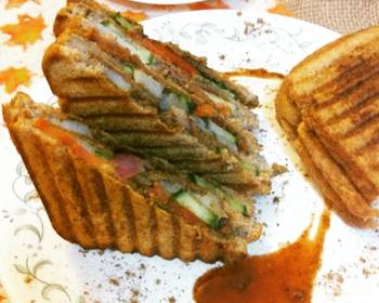 Ultimate Making Recipe Bombay Masala Sandwich Savory Delicious