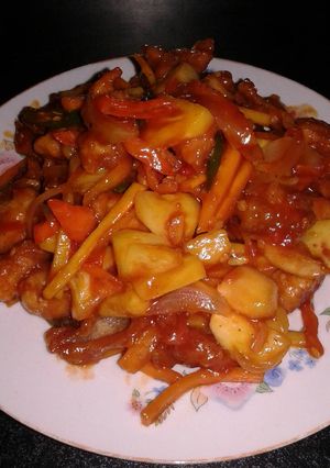 Foto resep Ayam kuluyuk/ayam asam manis