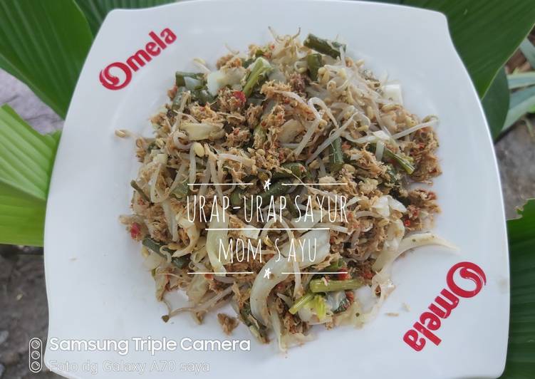 Resep 72.Urap Urap Sayur, Enak Banget