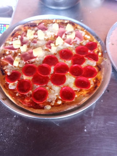 Una foto de Pizza