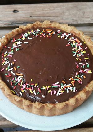Foto resep Chocolate Pie #kuehematnikmat