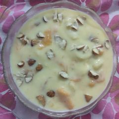 A picture of Fruit custard.