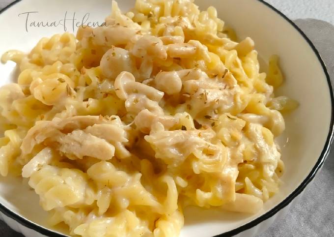 Resep Creamy Chicken Mushroom Pasta Oleh 🍒 Tania Helena 🍒 Cookpad