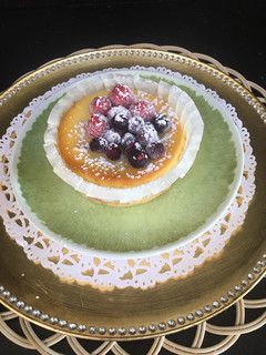 Una foto de Tarta de queso al estilo de la Viña 😋