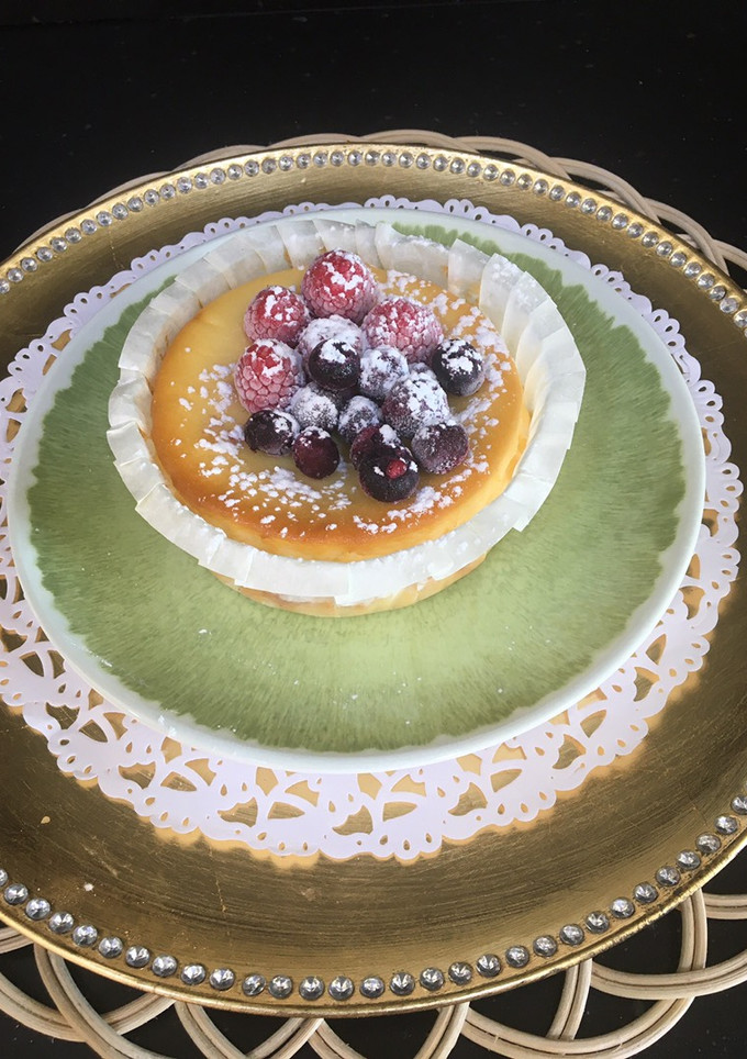 Una foto de Tarta de queso al estilo de la Viña 😋